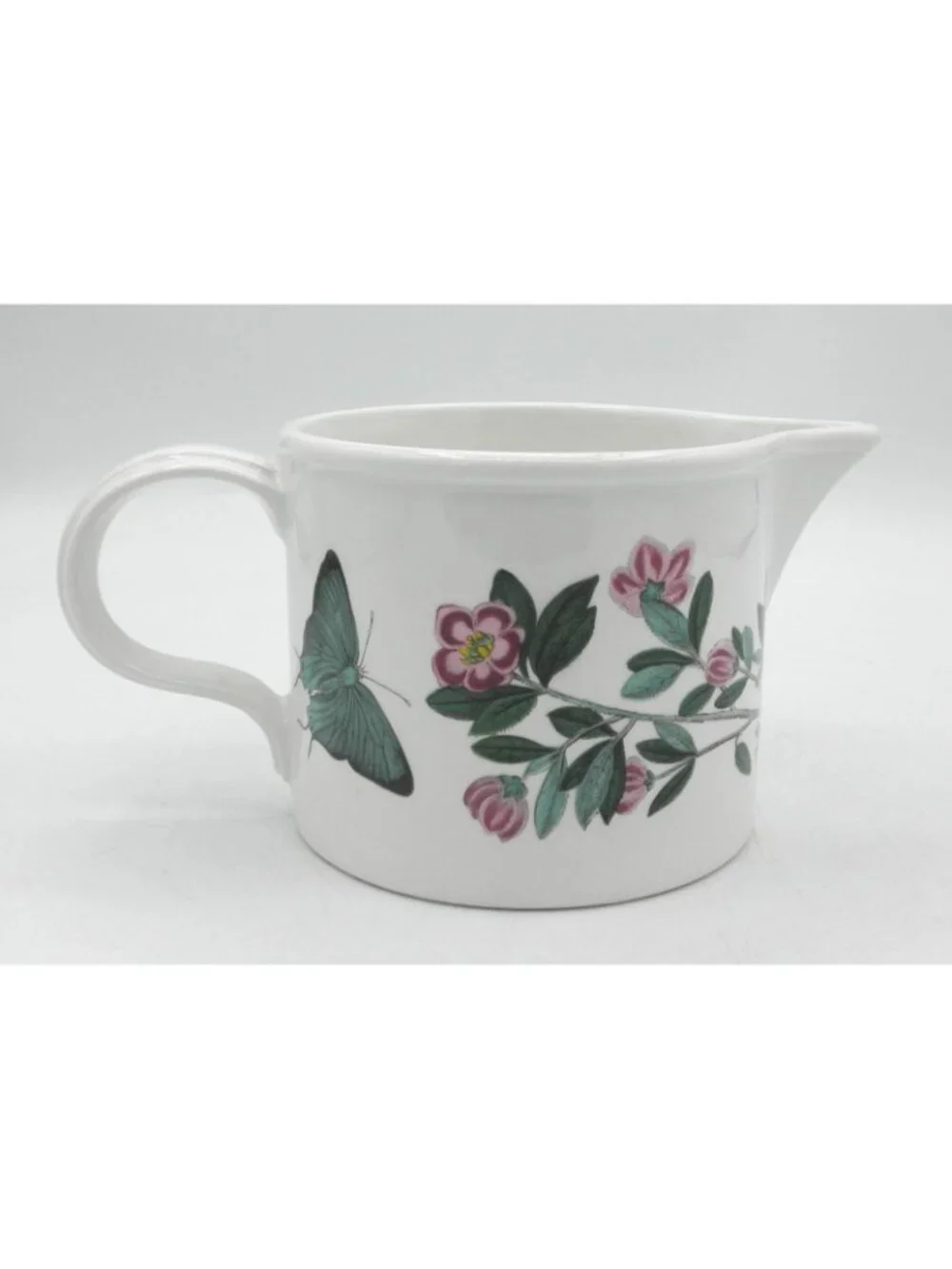 Portmeirion Botanic Garden 16 oz. Gravy Boat/Pitcher Rhododendron Pattern: PRTBO